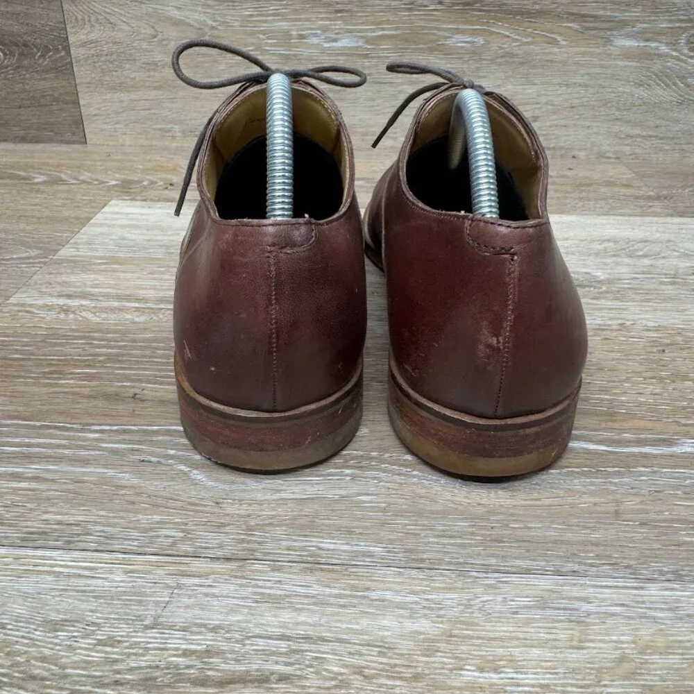 Cole Haan Cambridge Brown Leather Cap Toe Dress Shoes Men's Size 9.5